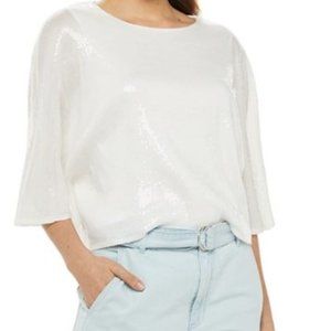 Women's Jennifer Lopez Sequin Dolman Top